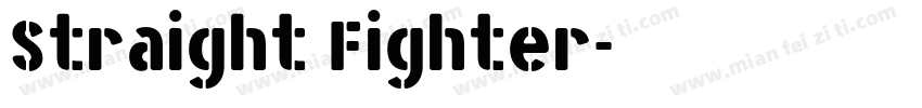 Straight Fighter字体转换